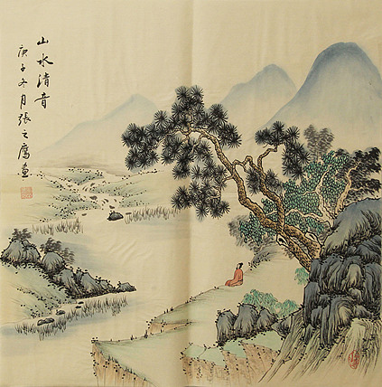 仿古山水——张之鹰