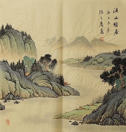 仿古山水——张之鹰