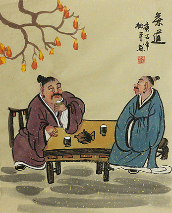 斗方人物——画家张松平