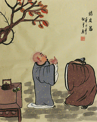 斗方人物——画家张松平