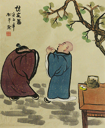 斗方人物——画家张松平