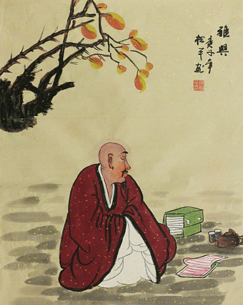 斗方人物——画家张松平
