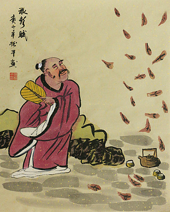 斗方人物——画家张松平