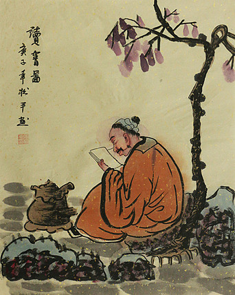 斗方人物——画家张松平