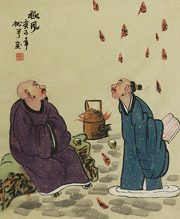 斗方人物——画家张松平