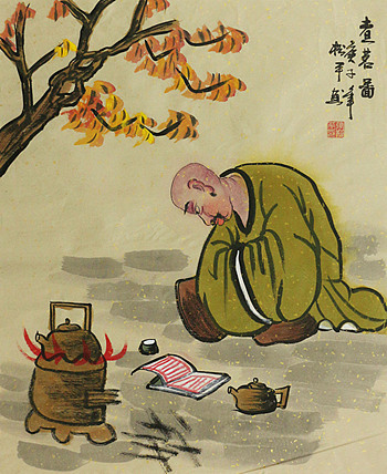 斗方人物——画家张松平