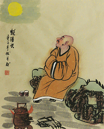 斗方人物——画家张松平