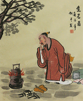 斗方人物——画家张松平