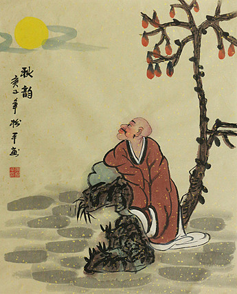 斗方人物——画家张松平