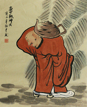 斗方人物——画家张松平