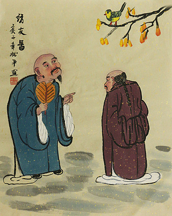 斗方人物——画家张松平
