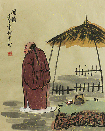 斗方人物——画家张松平