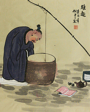 斗方人物——画家张松平