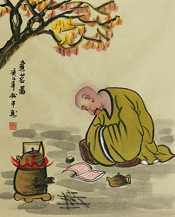 斗方人物——画家张松平