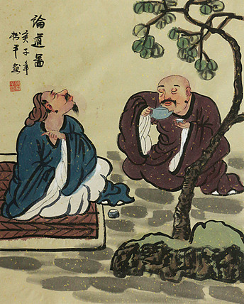 斗方人物——画家张松平