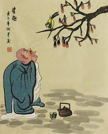 斗方人物——画家张松平