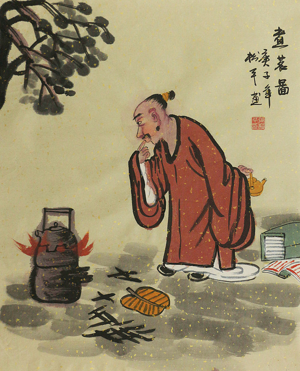 斗方人物——画家张松平