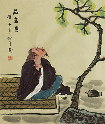 斗方人物——画家张松平