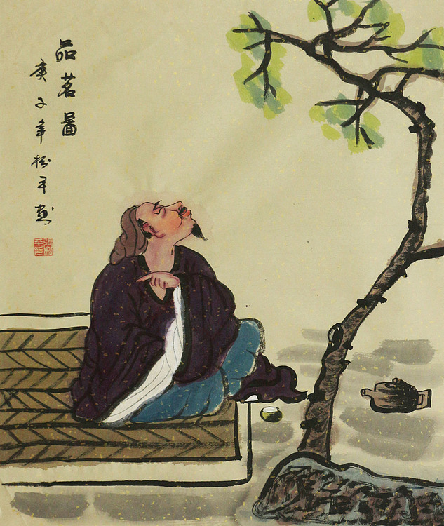 斗方人物——画家张松平
