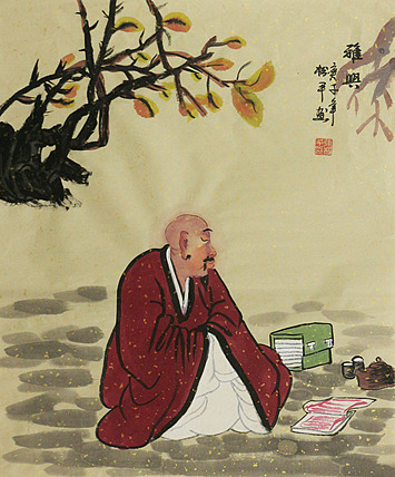 斗方人物——画家张松平