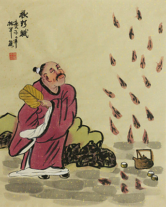 斗方人物——画家张松平