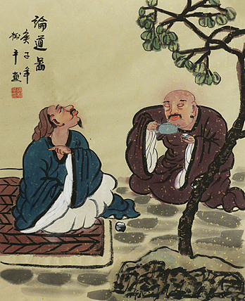 斗方人物——画家张松平