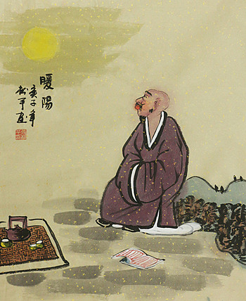 斗方人物——画家张松平