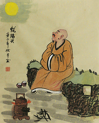 斗方人物——画家张松平