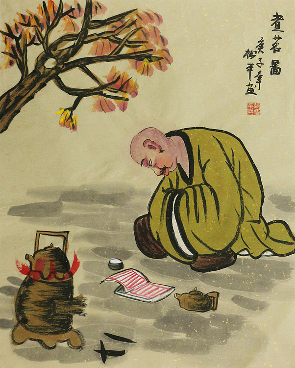 斗方人物——画家张松平