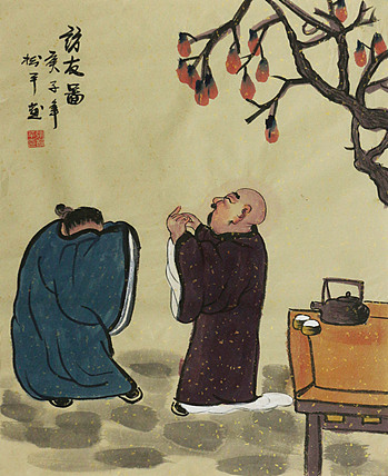 斗方人物——画家张松平