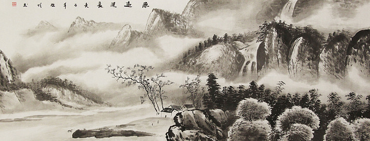 小六尺山水——画家莫桂明