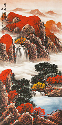 四尺山水——画家陈建国