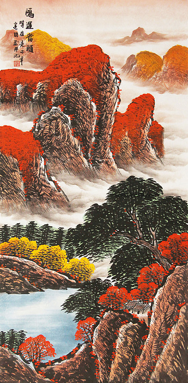 四尺山水——画家陈建国