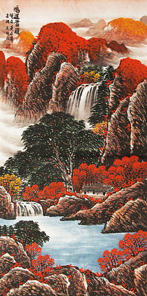 四尺山水——画家陈建国