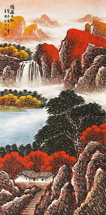四尺山水——画家陈建国
