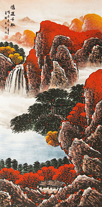 四尺山水——画家陈建国
