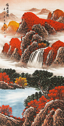 四尺山水——画家陈建国