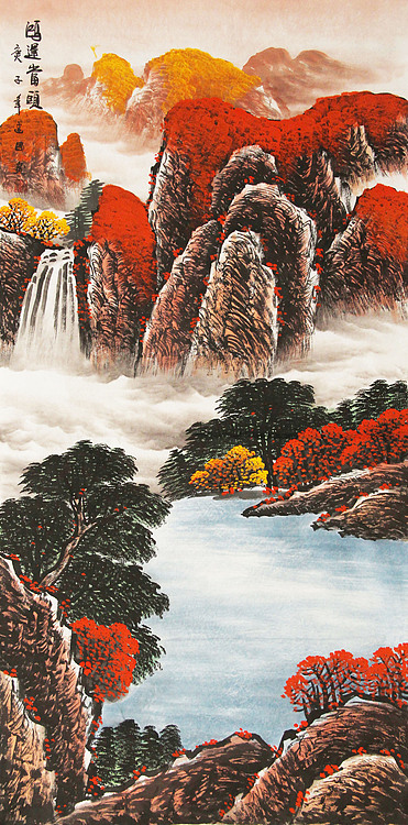 四尺山水——画家陈建国