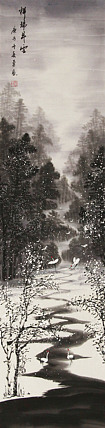 四尺对开山水&mdash;&mdash;画家陈春勇