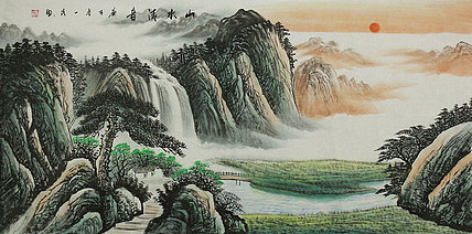 四尺山水&mdash;&mdash;画家刘一民