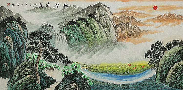 四尺山水&mdash;&mdash;画家刘一民
