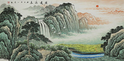 四尺山水&mdash;&mdash;画家刘一民