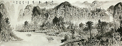 小六尺山水&mdash;&mdash;画家永茂