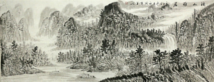 小六尺山水&mdash;&mdash;画家永茂