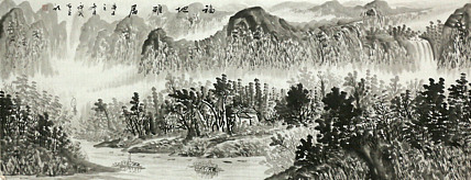 小六尺山水&mdash;&mdash;画家永茂