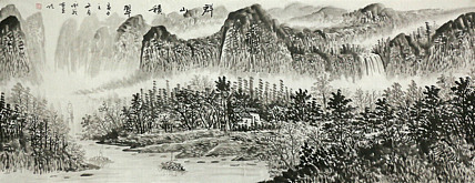小六尺山水&mdash;&mdash;画家永茂
