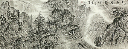 小六尺山水&mdash;&mdash;画家永茂