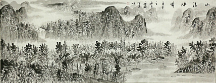 小六尺山水&mdash;&mdash;画家永茂