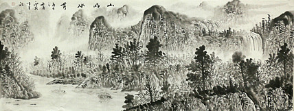 小六尺山水&mdash;&mdash;画家永茂