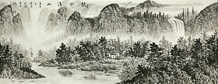 小六尺山水&mdash;&mdash;画家永茂